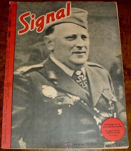 Military Antiques: ANTIGUA REVISTA SIGNAL - SP N&ordm; 3 -  N&ordm; 3 DE 1944 EN CASTELLANO - CONTIENE 47 PAGINAS - MUCHISIMAS FO