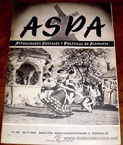 Military Antiques: ASPA REVISTA DEL 20-5-1942 N&ordm; 120 - BERLIN CHARLOTTENBURG 2, POSTFACH 97 - REVISTA DE ACTUALIDADES S