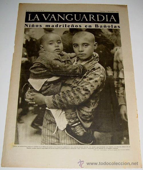 Military Antiques: LA VANGUARDIA A&Ntilde;O 1936 - GUERRA CIVIL - CUATRO PAGINAS - 4 de diciembre de 1936 - MUCHAS FOTOS VISTO
