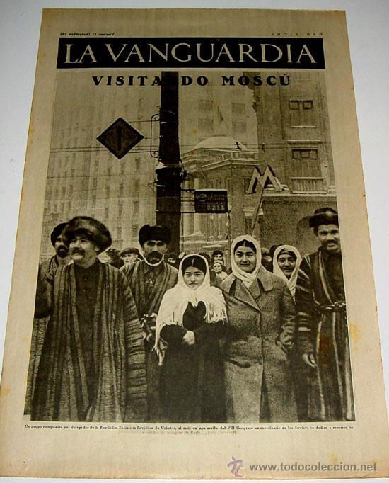 Military Antiques: LA VANGUARDIA A&Ntilde;O 1936 - GUERRA CIVIL - CUATRO PAGINAS - 11 de diciembre de 1936 - MUCHAS FOTOS VIST