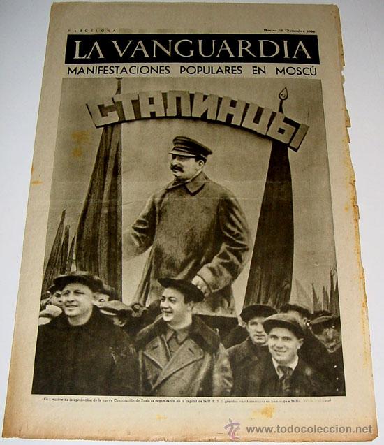 Military Antiques: LA VANGUARDIA A&Ntilde;O 1936 - GUERRA CIVIL - CUATRO PAGINAS - 15 de diciembre de 1936 - MUCHAS FOTOS VIST