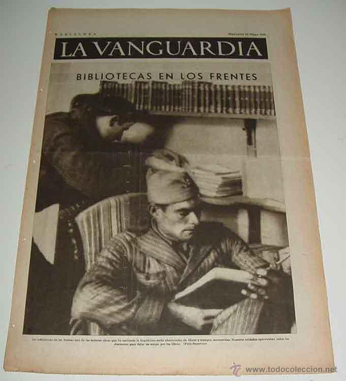 Militaria: LA VANGUARDIA - GUERRA CIVIL - 4 PAG - 19 DE MAYO DE 1937 - ANTIGUO PERIODICO - MUCHAS FOTOS - VISTO