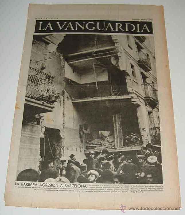 Militaria: LA VANGUARDIA - GUERRA CIVIL - 4 PAG - 30 DE MAYO DE 1937 - ANTIGUO PERIODICO - MUCHAS FOTOS - VISTO