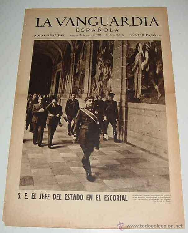 Militaria: LA VANGUARDIA - GUERRA CIVIL - 4 PAG - 25 DE MAYO DE 1939 - ANTIGUO PERIODICO - MUCHAS FOTOS - VERDA
