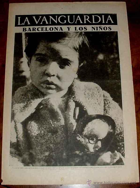 Militaria: LA VANGUARDIA - BARCELONA Y LOS NI&Ntilde;OS - 4 PAG - 7 DE ENERO DE 1937 - EN LOS FRENTES DEL CENTRO, JUGU
