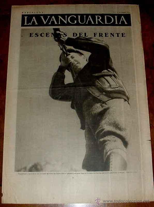 Militaria: LA VANGUARDIA - ESCENAS DEL FRENTE - 4 PAG - 14 DE ENERO DE 1937 - PLENA GUERRA CIVIL - MUCHAS FOTOS