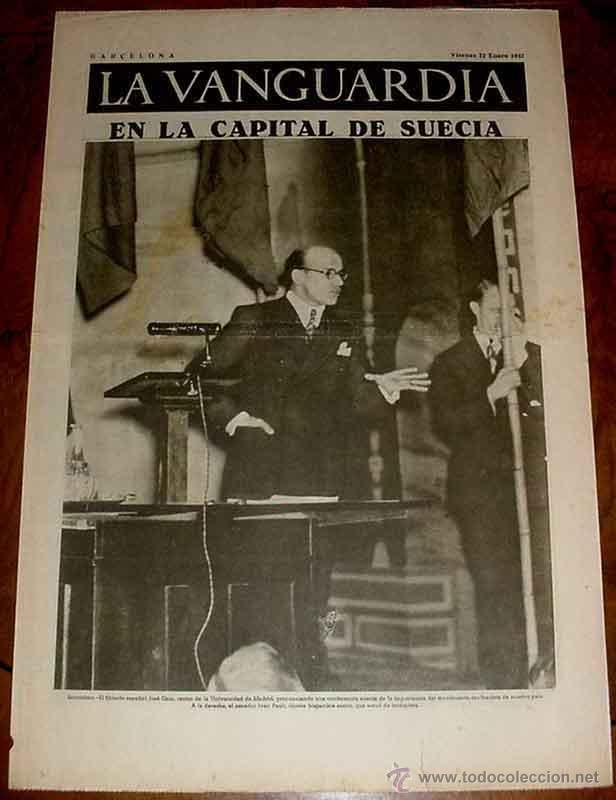 Militaria: LA VANGUARDIA - EN LA GENERALIDAD DE CATALU&Ntilde;A - FRENTE DE MADRID - 4 PAG - 21 DE ENERO DE 1937 - PLE