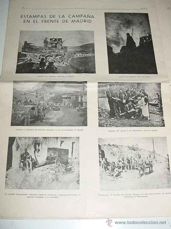 Military Antiques: ANTIGUA REVISTA GRAFICA RUTA - 17 NOVIEMBRE 1936, PLENA GUERRA CIVIL, BURGOS - A&Ntilde;O I NUM. 2 - 16 PAG