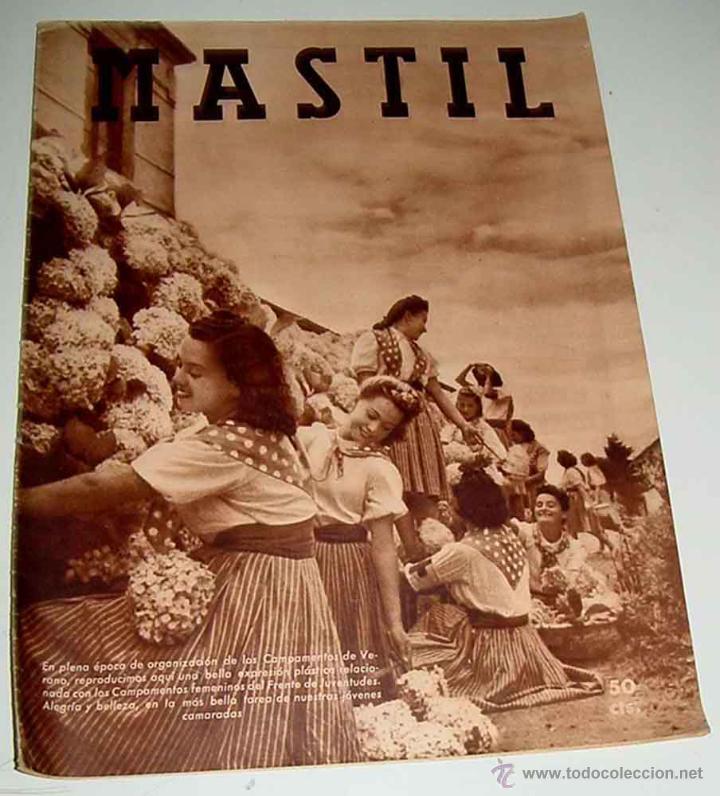 Military Antiques: REVISTA MASTIL N&ordm; 38 - 15 MAYO DE 1942 - 24 PAGINAS, MIDE 37 X 28 CMS. - REVISTA NACIONAL DEL FRENTE