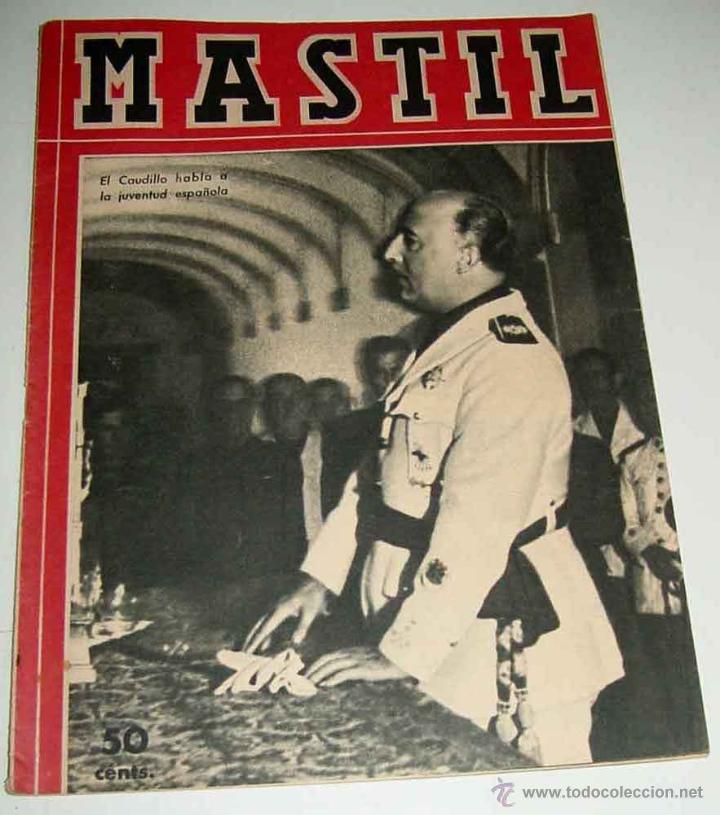 Military Antiques: REVISTA MASTIL N&ordm; 22 - 15 SEPTIEMBRE 1941 - 24 PAGINAS, MIDE 37 X 28 CMS. - REVISTA NACIONAL DEL FRE
