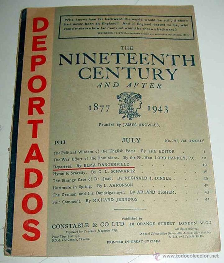 Military Antiques: DEPORTADOS JULIO DE 1943 - II GUERRA MUNDIAL - RELATO DE LA SITUACION REAL DE LA SITUACION EN QUE VI
