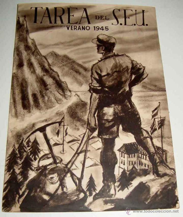 Militaria: REVISTA TAREA DEL SEU - VERANO 1945 - PLENA II GUERRA MUNDIAL - DEPARTAMENTO NACIONAL DE PROPAGANDA
