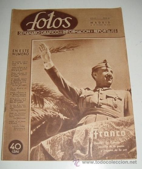 Military Antiques: ANTIGUA REVISTA FOTOS - Semanario Gr&aacute;fico de Informacion y Reportajes - N&ordm; 161 - Marzo 1940 - ALAS D