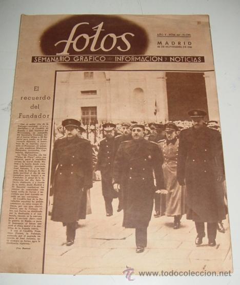 Militaria: ANTIGUA REVISTA FOTOS - SEMANARIO GR&aacute;FICO DE INFORMACION Y REPORTAJES - N&ordm; 247 DE 22 DE NOVIEMBRE DE