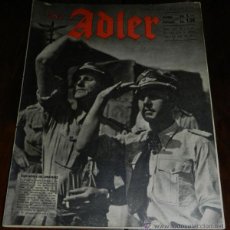 Militaria: DIVISION AZUL, ANTIGUA REVISTA ADLER, NUMERO 20, 5 DE OCTUBRE DE 1943, TIENE 32 PAGINAS, TAMAÑO 25 X