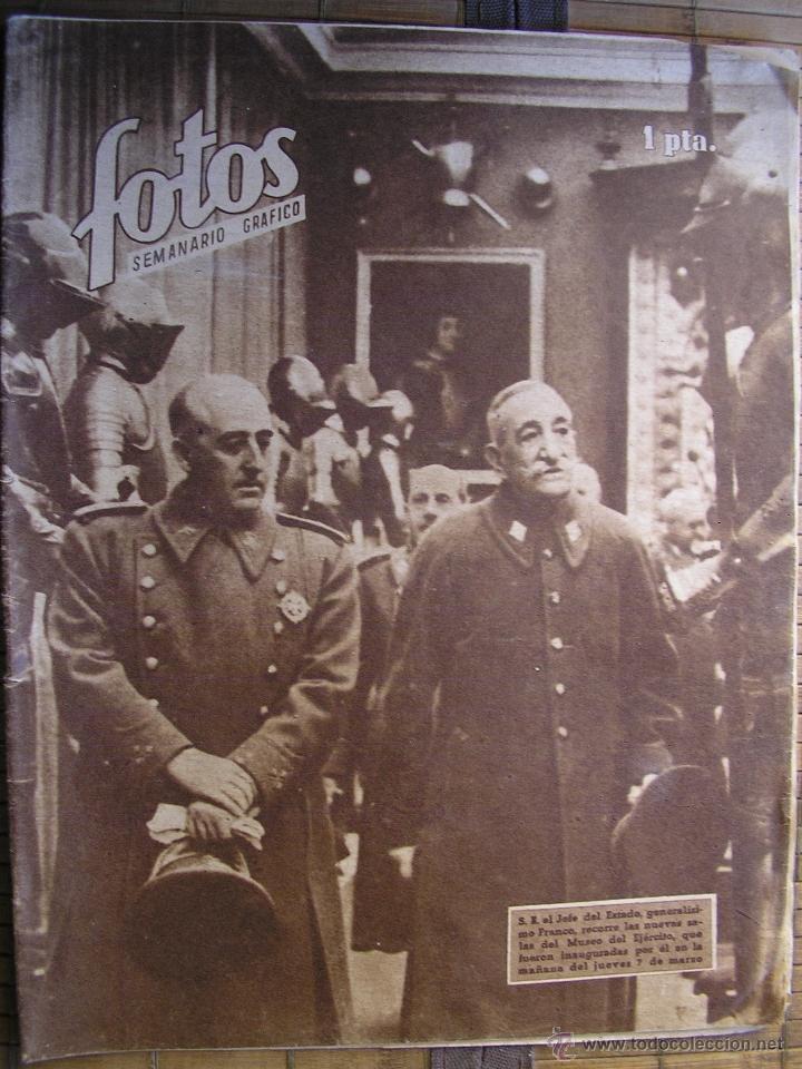 Militaria: PERIODICO FOTOS SEMANARIO GRAFICO NACIONALSINDICALISTA 1945 PRESAS Y PANTANOS