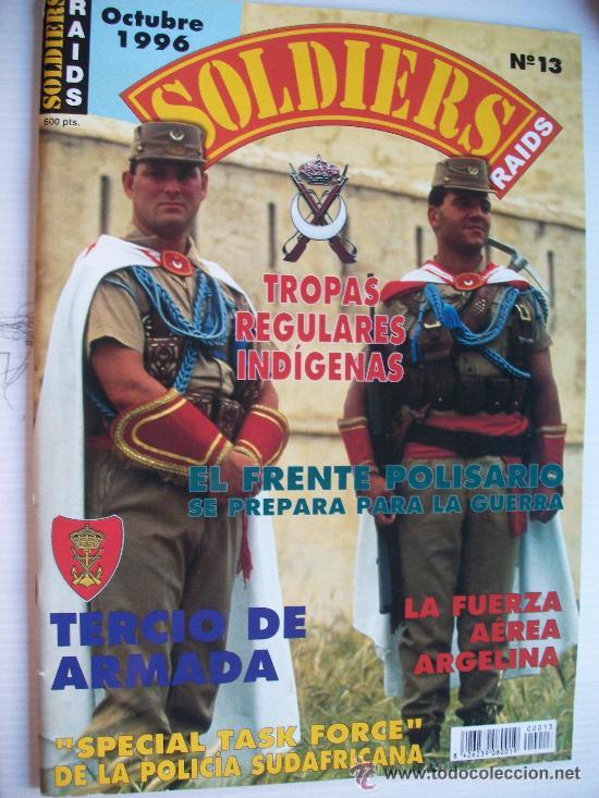 Military Antiques: SOLDIERS N&ordm; 13. TROPAS REGULARES INDIGENAS.....&iexcl;OJO, CON RECORTES!!!!. .