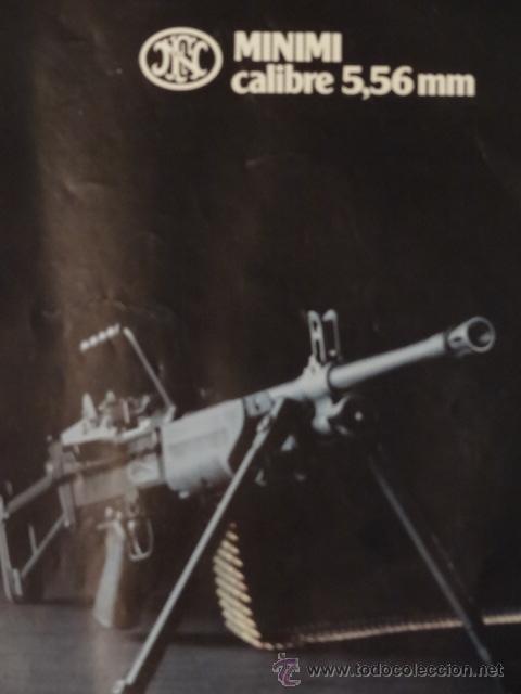 Military Antiques: FNC- AMETRALLADORA LIGERA MINIMI - CAL. 5,56 - CATALOGO