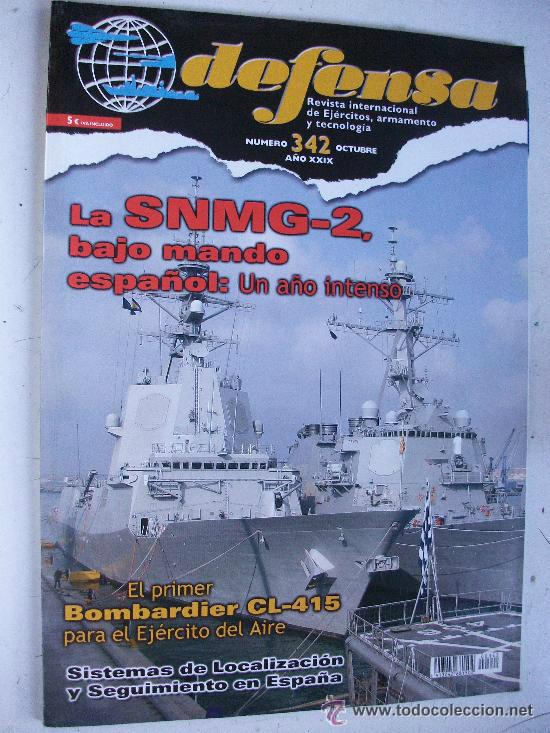 Militaria: REVISTA DEFENSA, N&ordm; 342 , OCTUBRE 2006: PRIMEROS BOMBARDIER CL-415 DEL EJERCITO AIRE, LA SNMG , ETC