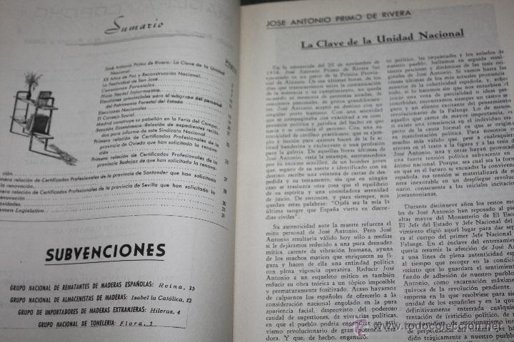 Militaria: REVISTA SINDICAL DE MADERA Y EL CORCHO - Foto 3