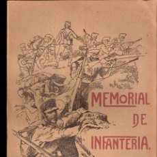 Militaria: MEMORIAL DE INFANTERÍA. AÑO II. TOMO IV. NÚMERO 19. JULIO 1913. SUMARIO. PERFECTO ESTADO.