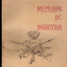 Militaria: MEMORIAL DE INFANTERÍA. AÑO III. TOMO V. NÚMERO 28. ABRIL 1914. SUMARIO. PERFECTO ESTADO.