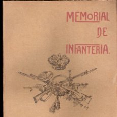 Militaria: MEMORIAL DE INFANTERÍA. AÑO III. TOMO V. NÚMERO 29. MAYO 1914. SUMARIO. PERFECTO ESTADO.