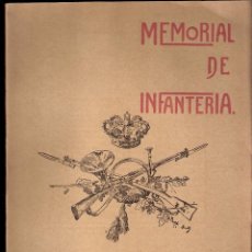 Militaria: MEMORIAL DE INFANTERÍA. AÑO III. TOMO V. NÚMERO 30. JUNIO 1914. SUMARIO. PERFECTO ESTADO.