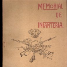 Militaria: MEMORIAL DE INFANTERÍA. AÑO III. TOMO VI. NÚMERO 31. JULIO 1914. SUMARIO. PERFECTO ESTADO.
