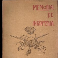 Militaria: MEMORIAL DE INFANTERÍA. AÑO III. TOMO VI. NÚMERO 35. NOVIEMBRE 1914. SUMARIO. PERFECTO ESTADO.