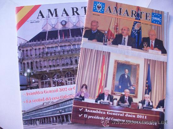 Military Antiques: LOTE DE 2 REVISTAS AMARTE 2011 Y 2012 . ASOCIACION MILITARES RETIRADOS Y RESERVA .