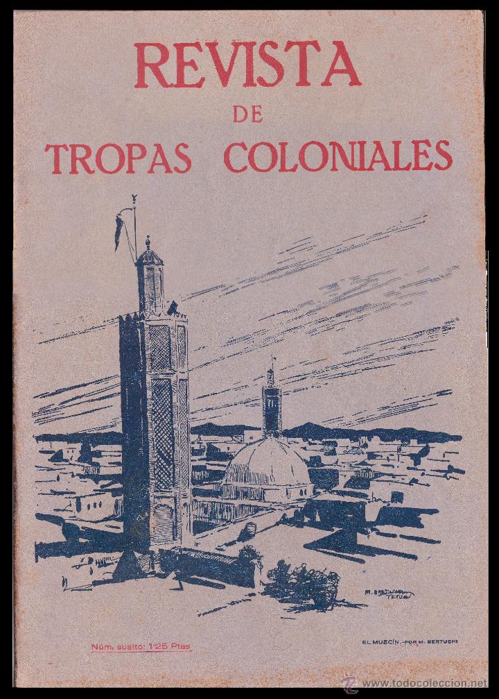Military Antiques: *** IMPECABLE REVISTA DE TROPAS COLONIALES N&ordm;3 CEUTA MARZO 1925 ***
