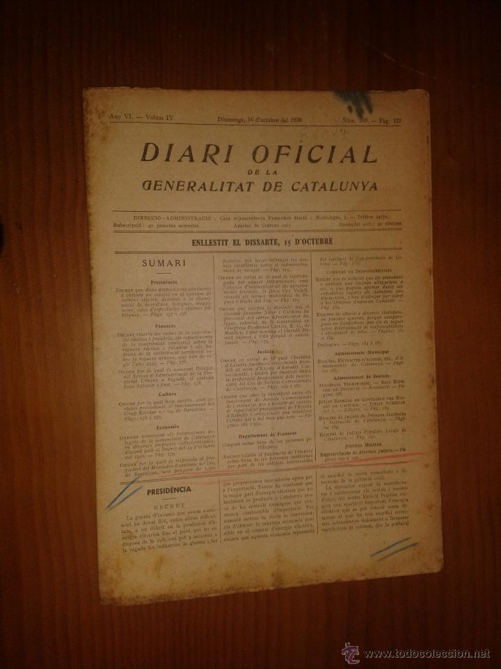 Militaria: Diari oficial de la generalitat de Catalunya.