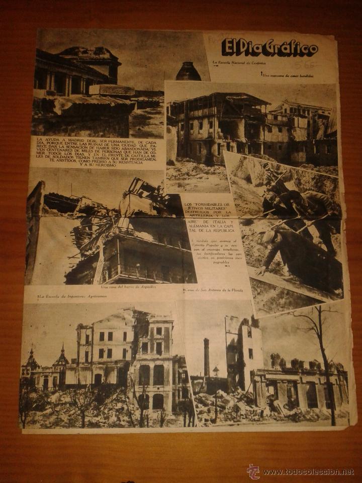 Militaria: El d&iacute;a gr&aacute;fico, Barcelona, viernes 26 de marzo de 1937, a&ntilde;o XXV, n&ordm;6385