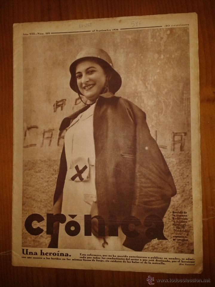 Militaria: Revista Cr&oacute;nica, a&ntilde;o VIII, n&ordm;359, 27 de septiembre de 1936