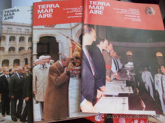 Militaria: LOTE DE 3 REVISTAS &uml;TIERRA MAR Y AIRE&uml;, N&ordm; 191, 192 Y 193 . A&Ntilde;O 1991.