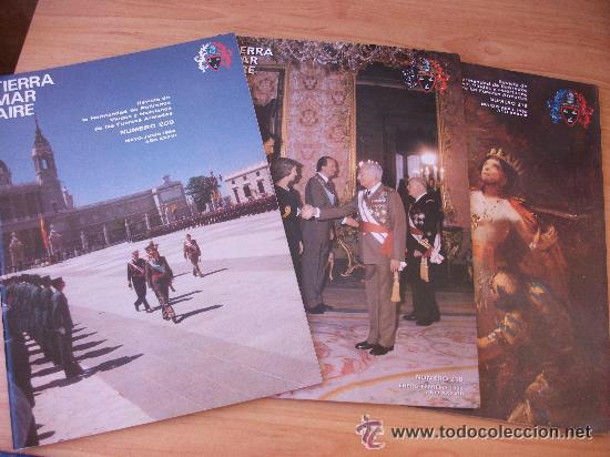 Militaria: LOTE DE 3 REVISTAS &uml;TIERRA MAR Y AIRE&uml;, N&ordm; 208 , 218 Y 219 . A&Ntilde;OS 1994 Y 96 ..