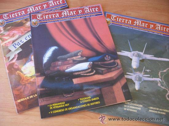 Militaria: LOTE DE 3 REVISTAS &uml;TIERRA MAR Y AIRE&uml;, N&ordm; 248, 252 y 253 . A&Ntilde;O 2001..