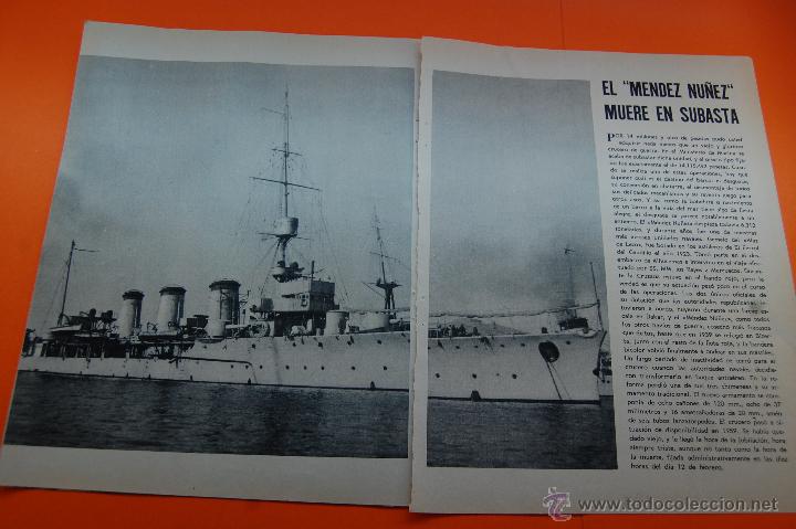 Military Antiques: ARTICULO REVISTA 1964 - SE SUBASTA EL MENDEZ NU&Ntilde;EZ POR 14 MILLONES DE PESETAS MAG.FOTOS - 2 PAG