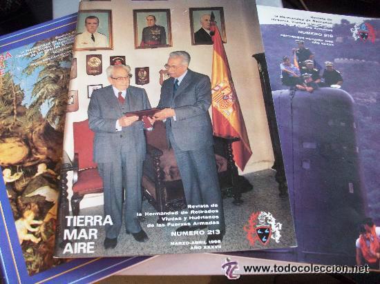 Militaria: LOTE DE 3 REVISTAS &uml; TIERRA MAR Y AIRE &uml;, N&ordm; 213 , 216 Y 217 . A&Ntilde;O 1995 ..