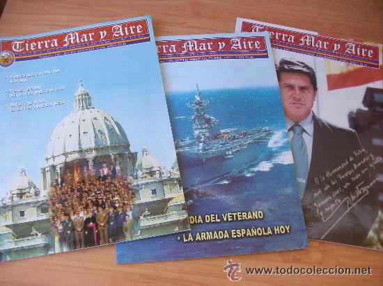 Militaria: LOTE DE 3 REVISTAS &uml;TIERRA MAR Y AIRE&uml;, N&ordm; 245, 246 y 247 . A&Ntilde;O 2000 ..