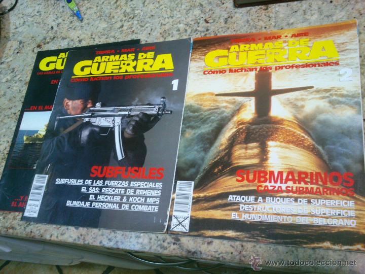 Militaria: FASCICULOS ARMAS DE GUERRA.N&ordm; 0,1,2