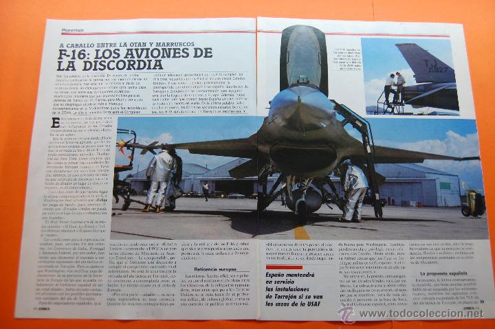 Military Antiques: ARTICULO 1987 - AVIONES F-16 - 5 PAGINA