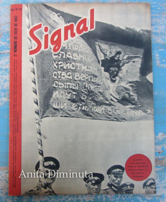 Militaria: SIGNAL - N&ordm; 2 - A&Ntilde;O 1943 - BASES FLOTANTES, VOLUNTARIOS FRANCESES, MERCEDES MILA EN LA DIVISION AZUL