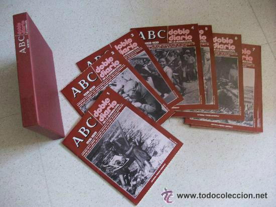 Militaria: ABC, DOBLE DIARIO DE LA GUERRA CIVIL. LOS 10 PRIMEROS CAPITULOS EN SU ARCHIVADOR .