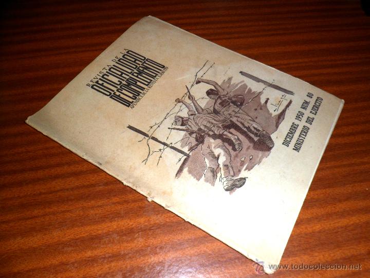 Military Antiques: REVISTA DE LA OFICIALIDAD DE COMPLEMENTO. AP&Eacute;NDICE DE LA REVISTA EJ&Eacute;RCITO. DIC. 1950 N&ordm; 80