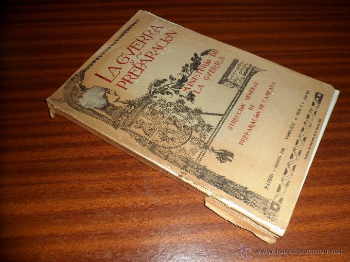 Military Antiques: LA GUERRA Y SU PREPARACI&Oacute;N. AGOSTO 1928. TOMO XXV. N&ordm; 2 A&Ntilde;O XIII