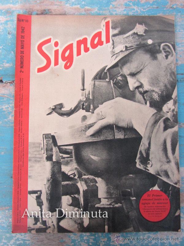 Military Antiques: ANTIGUA REVISTA SIGNAL - N&ordm; 2 JULIO 1942 - AFRICA, JOVENES AGUILAS, TSUKIJI, TOROS Y TOREROS, ETC...