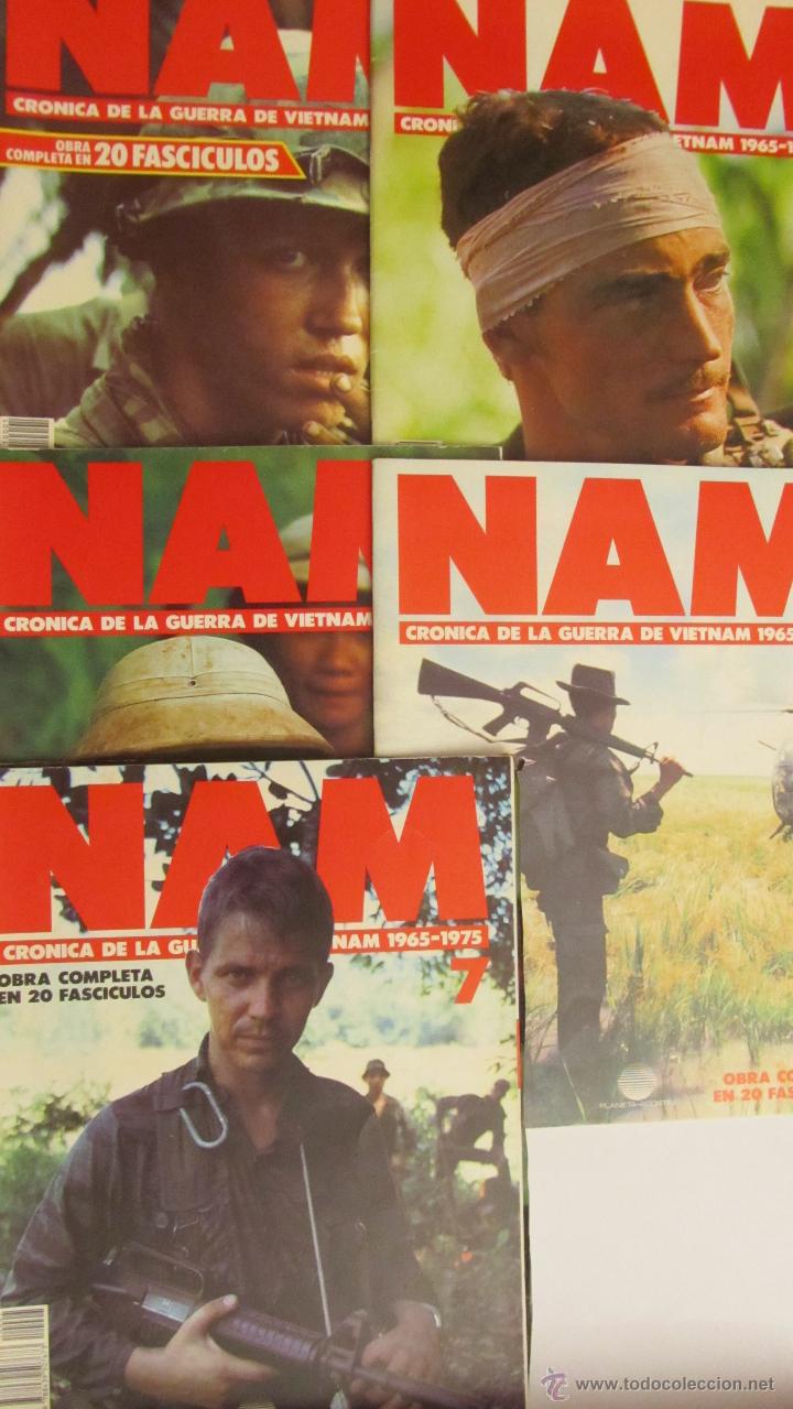 Militaria: LOTE DE 4 FASC&Iacute;CULOS + 1 DE REGALO NAM. CR&Oacute;NICA DE LA GUERRA DE VIETNAM 1965 (PLANETA DE AGOSTINI)
