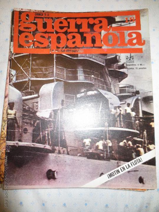Military Antiques: cronica de la guerra de espa&ntilde;a. n&ordm; 18. barcos de guerra